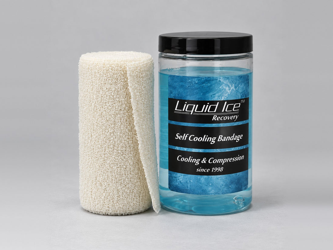 Self Cooling Bandage: Dose mit 360 ml Liquid Ice und Kühlbandage