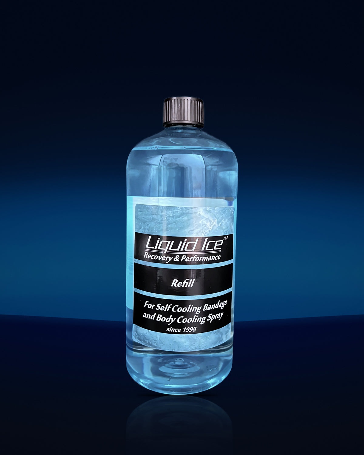 Die 1-Liter-Flasche Liquid Ice zum Nachfüllen